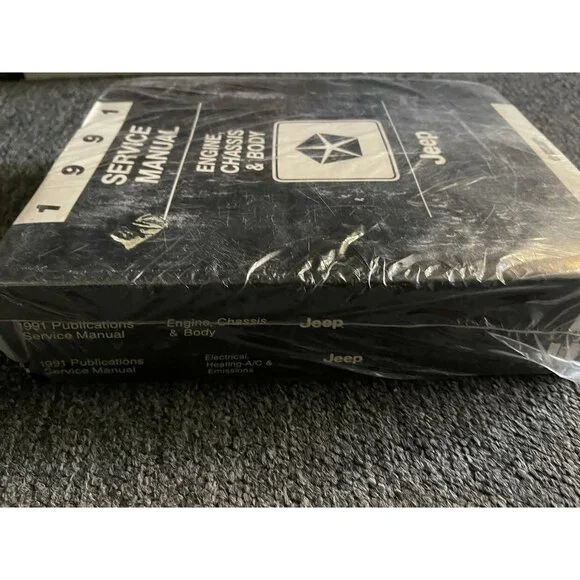 1991 Jeep WRANGLER CHEROKEE COMANCHE Service Shop Repair Manual Set New